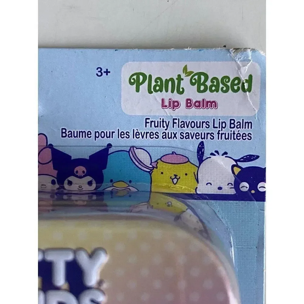 5 Pack Sanrio Hello Kitty and Friends Flavored‎ Lip Balm & Tin Set Plant Based